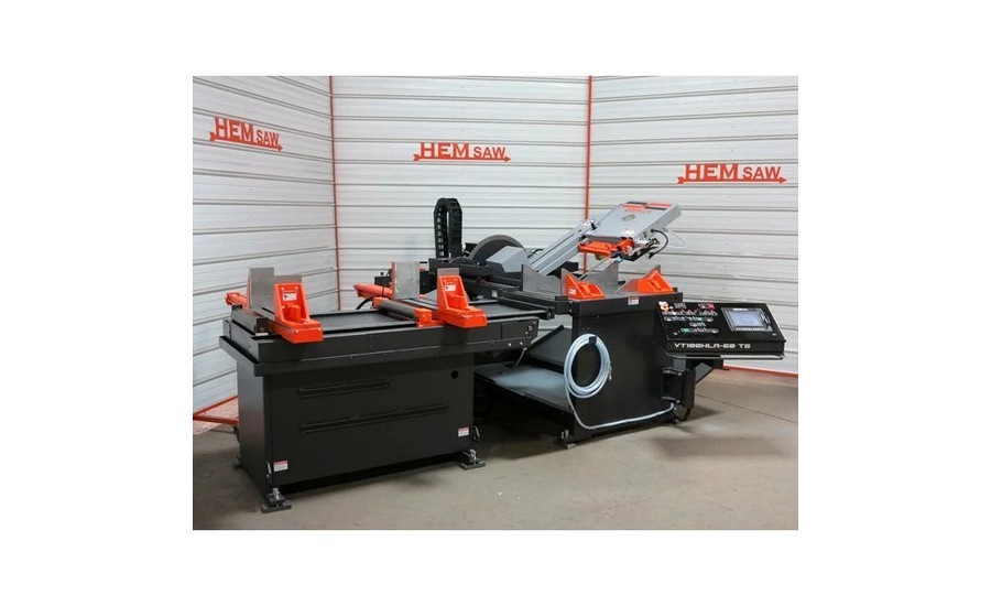 HE&M automatic vertical band saw